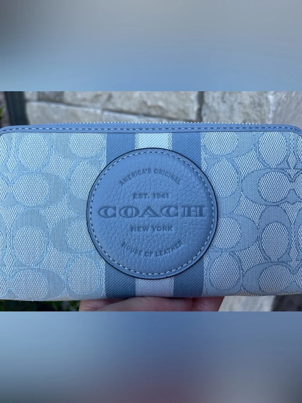 ✨Brand New Coach Dempsey Large Phone Wallet ✨